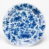 18th Century-A Pair Of Blue And White "Flowers" Dishes - 2