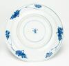 18th Century-A Pair Of Blue And White "Flowers" Dishes - 5