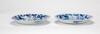 18th Century-A Pair Of Blue And White "Flowers" Dishes - 7