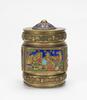 Republic - A Silver And Cloisonne Cover Box - 3