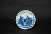 Late Qing/Republic - A Blue And White 'Koi� Plate - 5