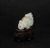 Qing-A White Jade Carved Beast - 4