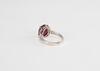 Certif ied 2.75 Ctw Ruby And Diamond Ring 14K White Gold - 4