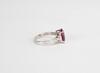 Certif ied 2.75 Ctw Ruby And Diamond Ring 14K White Gold - 6