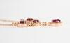 Certif ied 9.35 Ctw I2/I3 Ruby And Diamond 14K Rose Gold Necklace - 5