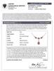 Certif ied 9.35 Ctw I2/I3 Ruby And Diamond 14K Rose Gold Necklace - 6