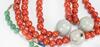 Late Qing - A Red Agate , Jadeite And Cystal Beads Court Necklace (Chaozhu) - 4