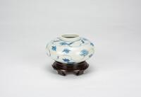 Qing - A Blue And White �Flowers� Washer