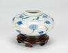 Qing - A Blue And White �Flowers� Washer - 2