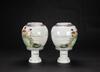 20th Century - A Pair Of Fammile Glazed �Figures� Lamp - 4