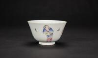 Qing - A Famille Glazed �Warriors� Cup
