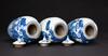 20th Century - A Group Of Three Blue And White Jars And Covers - 5