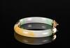 A Tri - Color Jadeite Bangle - 3