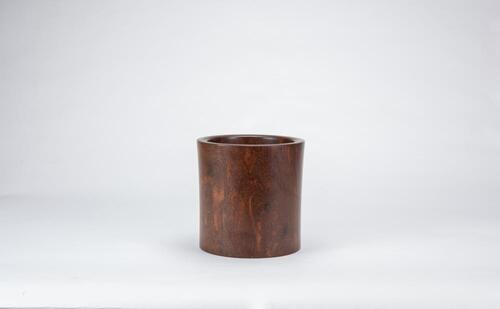 A Hard Wood Brush Pot