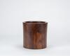 A Hard Wood Brush Pot - 2