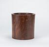 A Hard Wood Brush Pot - 3