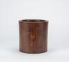 A Hard Wood Brush Pot - 4