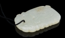 Late Qing - A Fine White Jade Carved � Dragon � Pendant - 4