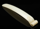 Late Qing-A Pair Of White Jade Carved Earing and White Jade Hair Pin (Total 3Pcs ) - 5