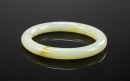 Late Qing-A Light Yellow Green Jade Bangle - 3