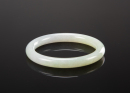 A Semi Translucent Jadeite Bangle - 5