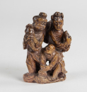 20th Century- 2 Pcs of Soapstone Carved Figures - 6