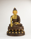 A Gilt-Bronze Of Sakyamuni