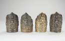 Late Qing/Republic-A Group Of Eleven Silver Mold Buddha Arm Bracelet (11Pcs) - 6