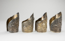 Late Qing/Republic-A Group Of Eleven Silver Mold Buddha Arm Bracelet (11Pcs) - 7