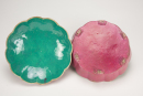 Late Qing - A Pink Red Glazed Melon Shape Cover Box - 5