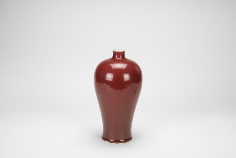 Late Qing/Repubic- A Red Glazed Vase.