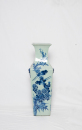 Repubic-A Light Green Ground Blue Glazed �Birds And Flowers� Large Vase - 2