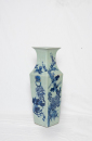 Repubic-A Light Green Ground Blue Glazed �Birds And Flowers� Large Vase - 3