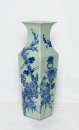 Repubic-A Light Green Ground Blue Glazed �Birds And Flowers� Large Vase - 8