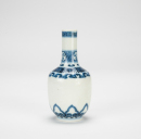 Qing - A Blue and White Small Vase. - 3