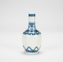 Qing - A Blue and White Small Vase. - 4
