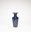 Repblic-A Blue Glazed Square Shape Vase - 2