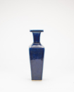 Repblic-A Blue Glazed Square Shape Vase - 3