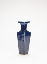 Repblic-A Blue Glazed Square Shape Vase - 4