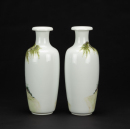 Republic-A Pair Of Famille Glazed �Liu Hai and Toad� Vases. - 3