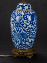 Qing-A Blue And White Cover Vase Lamp - 3