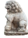 Ming - A Rare Pair Of WhitenMarble Lions - 5
