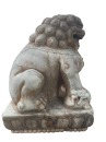 Ming - A Rare Pair Of WhitenMarble Lions - 7