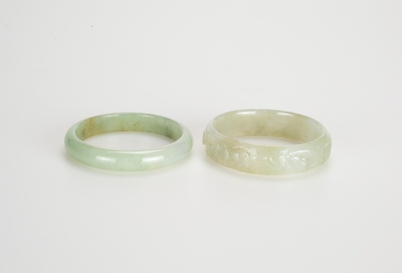 A Two Jadeite Bangle