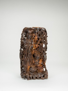 Indonesian Agarwood Carved Guanyin