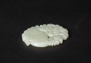 Late Qing/Republic - A White Jade Carved Peacock Pendant - 6