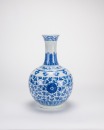 Qing - A Blue And White Ming - Style Bottle Vase