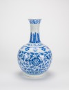 Qing - A Blue And White Ming - Style Bottle Vase - 4