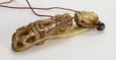 Qing - A Yellowish Grey White Jade Carved ‘Dragon’ Belt - Buckle - 3