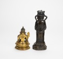 Qing - A Gilt - Bronze Figure Of Maitreya - 4